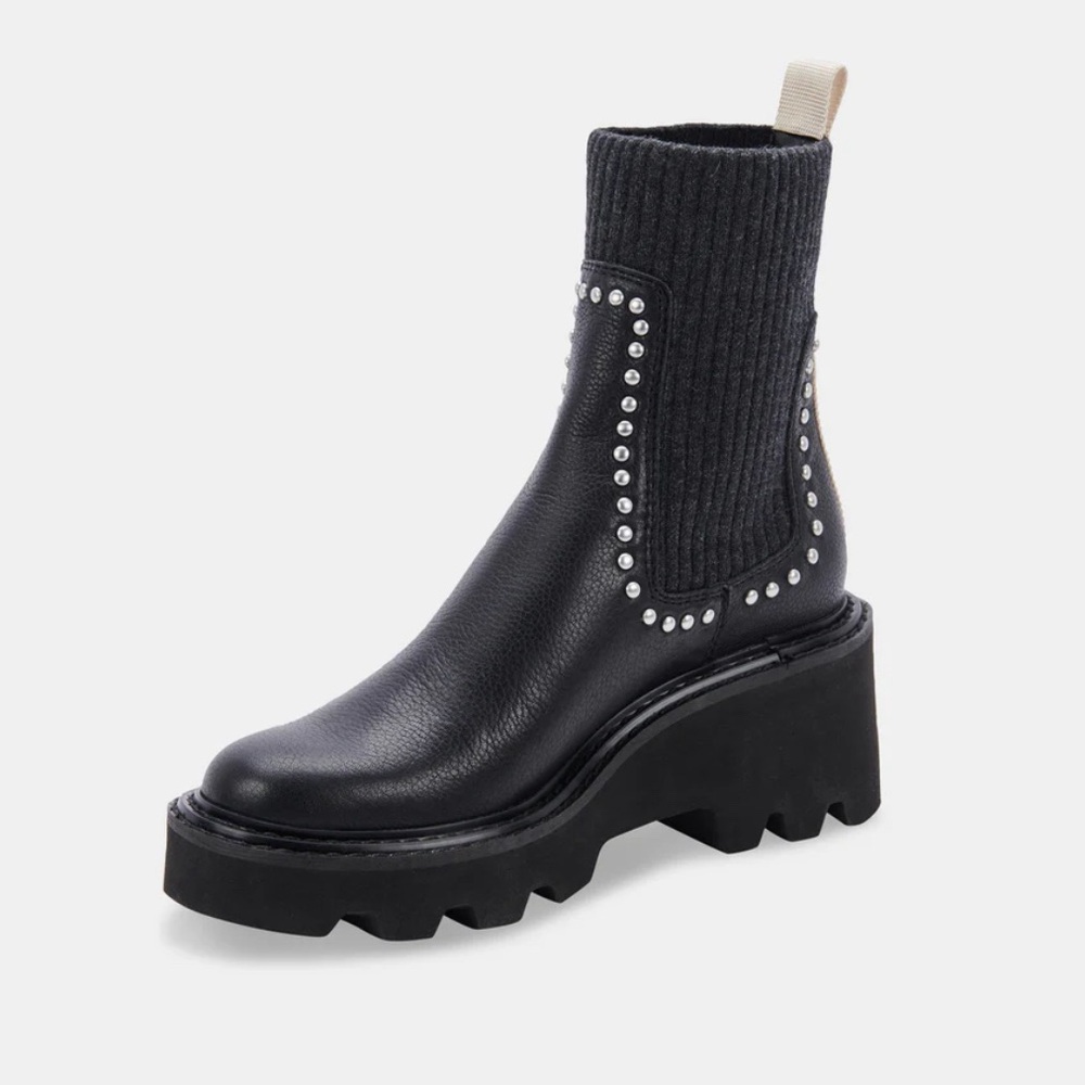 Studded Leather Boot - Hoven